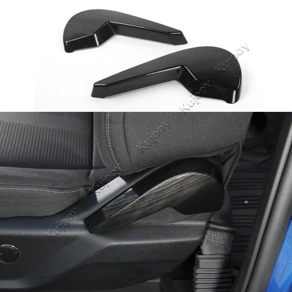 

Wooden Grain/ Black Wooden Grain ABS Seat Adjustment Control Button Panel Decor Frame Cover Stick Trim For Ford F150 2015 2015+