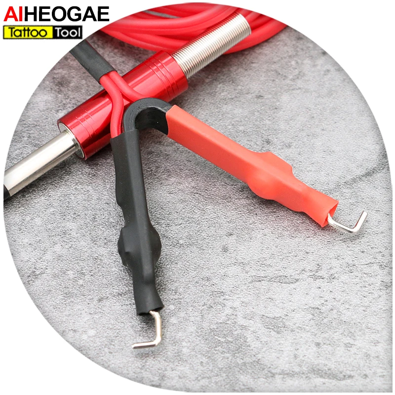 Тату-машинка поставить на открытом воздухе Силиконовый Клип шнур 2 Цвета