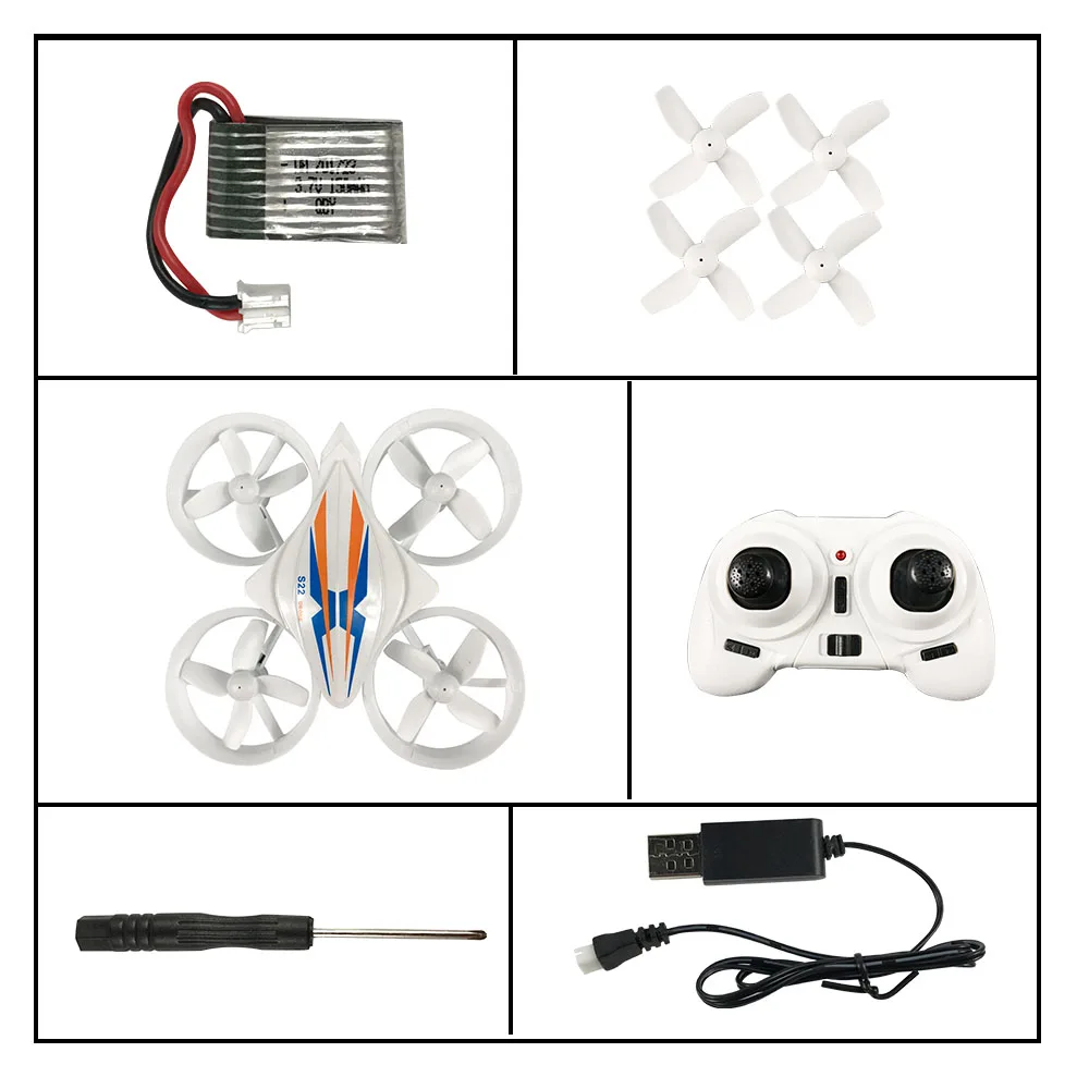 2 4 ГГц Mini оси RC удаленного Управление Quadcopter 3D Дрон Вертолет дистанционного