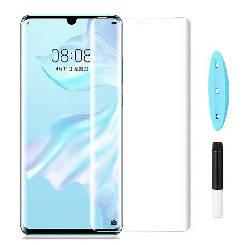 5D УФ нано жидкое Закаленное стекло протектор экрана для huawei Mate20 P20 P30 Pro Lite защитное стекло huawei P20 полная Клеевая Пленка