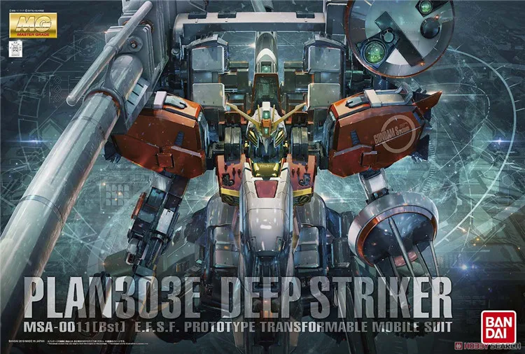 Bandai Gundam MG 1/100 Deep Striker MSA 0011 EL пластмассовые игрушечные модели [Bst] сборные наборы