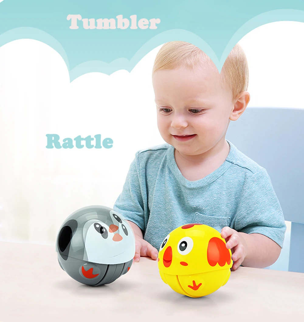 Детская игрушка мяч 3 + месяцев мультфильм животное бегущий стакан Bebe Игрушки для