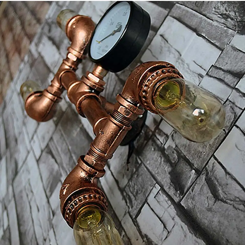 Американские винтажные Настенные светильники в стиле индустриал лампа для