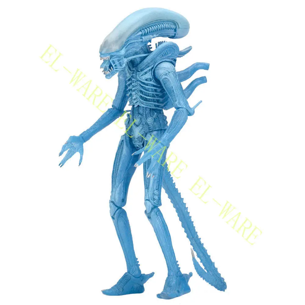 9 дюймов инопланетянин NECA 11 серия Kenner Blue Warrior Alien &quotПВХ фигурка коллекционная