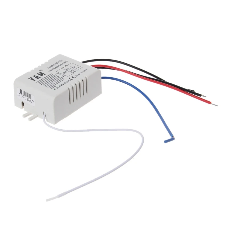 OOTDTY Wireless 1 Channel ON/OFF Lamp Remote Control Switch Receiver Transmitter Capable Of Connecting Any Loads | Обустройство дома