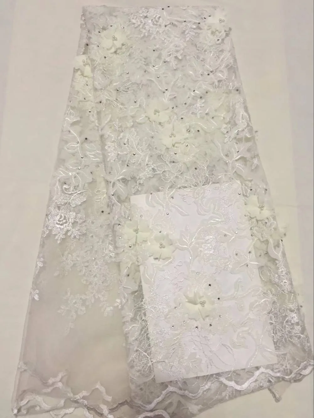 2018 нигерийское Тюлевое кружево ткань Быстрая доставка африканская кружевная для