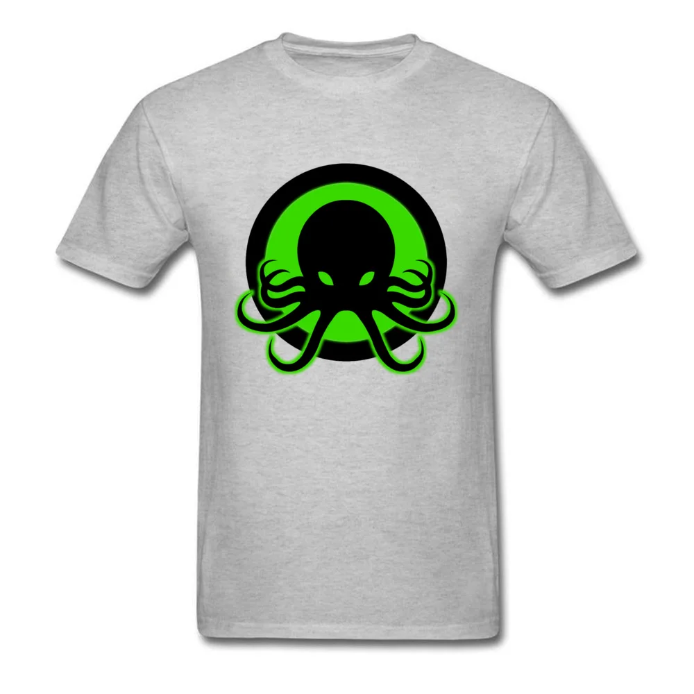 Cthulhu/мужская белая одежда с принтом логотипа Повседневная хлопковая Футболка
