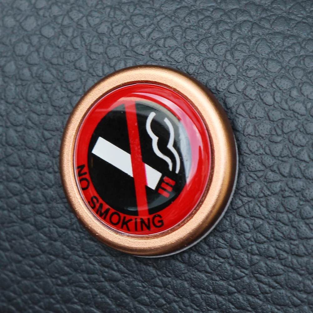 Хит продаж Тюнинг автомобилей Логотип No smoking для Peugeot 206 207 208 2008 3008 301 307 308 405 406 407 408