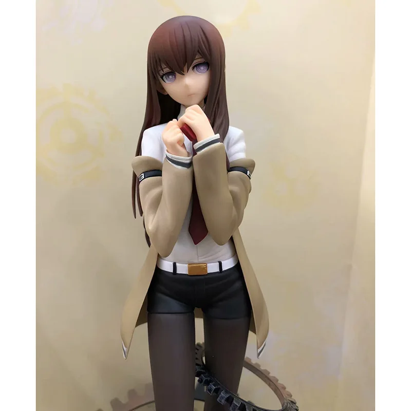Экшн фигурка Steins Gate Makise Kurisu масштаб 1/7 Раскрашенная ПВХ игрушка игрушки