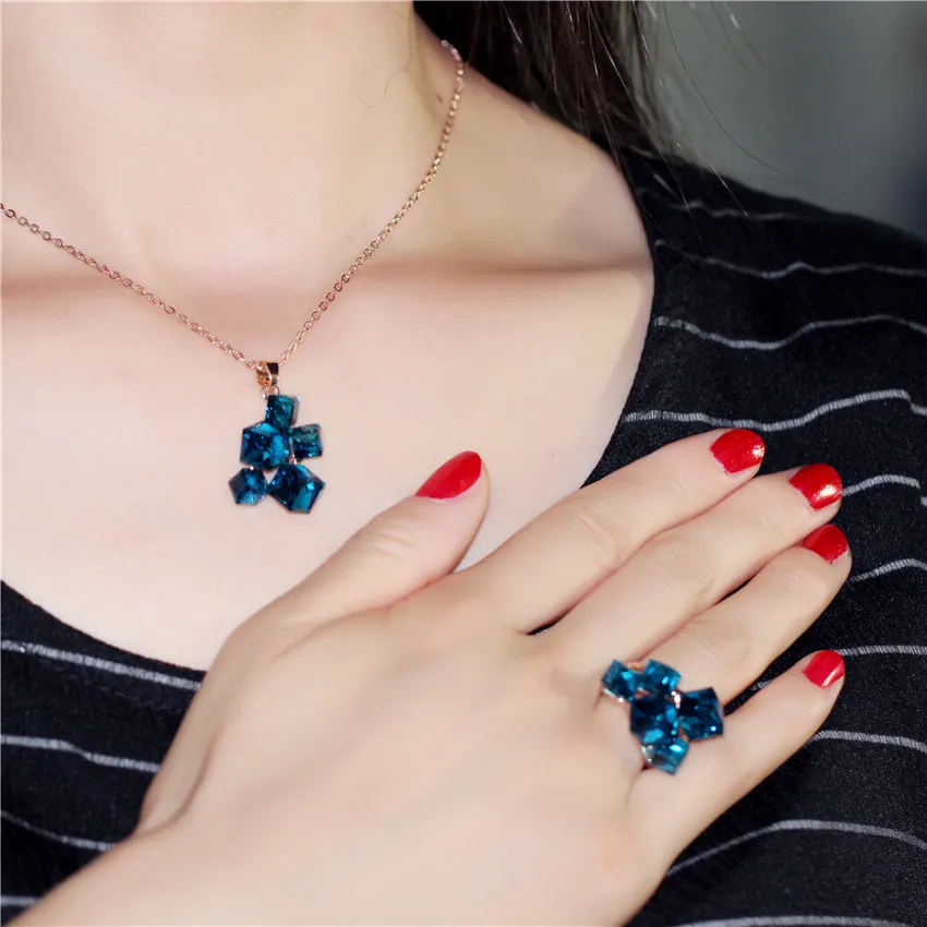 Геометрические ожерелья и подвески Uloveido ожерелье цвета розового золота женская