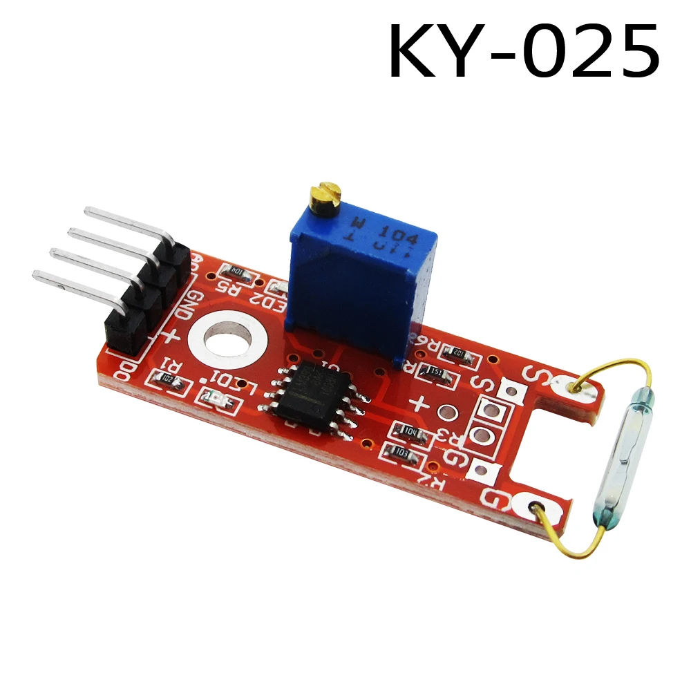 HAILANGNIAO KY-025 4pin BETR Магнитный сухой тростниковый трубный переключатель
