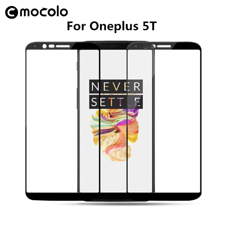 Mocolo для oneplus 5 T закаленное стекло Premium Стекло для один плюс 5 т 2.5D Arc изогнутые защиты полное покрытие Экран протектор oneplus 5 т