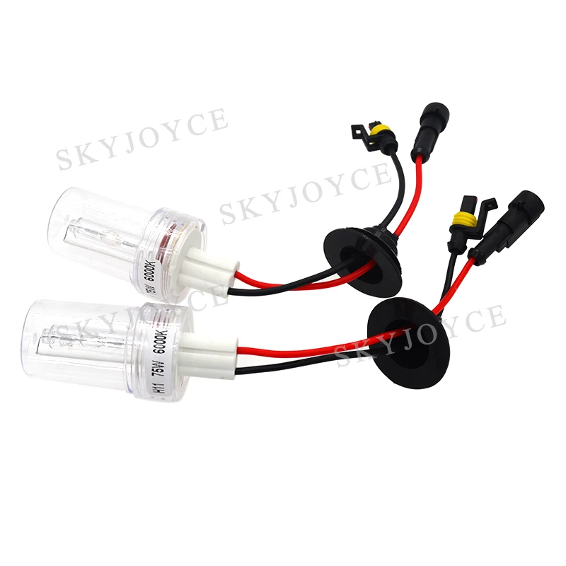 SKYJOYCE 12 В 24 в 75 Вт 100 Вт HID Лампа H1 H7 H11 9005 D2H Ceramice основа HID лампа 4300K 6000K 8000K для 75 Вт 100 Вт HID комплект фар