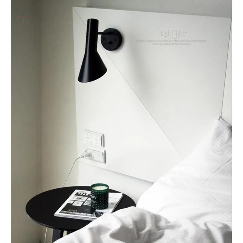 

Nordic Wall Lighting Project Modern Wall Sconces Creative Bedside Reading Lights Bedroom Hall Stair Corridor Black Light