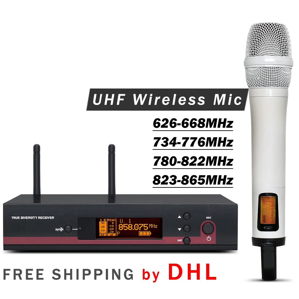 Бесплатная доставка по DHL! Два цвета! Профессиональная 135 G3 UHF Беспроводная