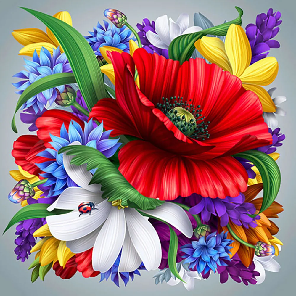 

DIY Diamond Embroidery safflower Full Square/round Diamond Painting Cross Stitch Kit Rhinestones Mosaic Home Decor