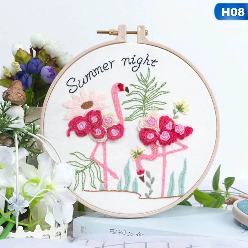 Европа DIY ленты цветы Набор для вышивки для начинающих наборы для рукоделия вышивка крестом серии искусство ремесла швейный Декор