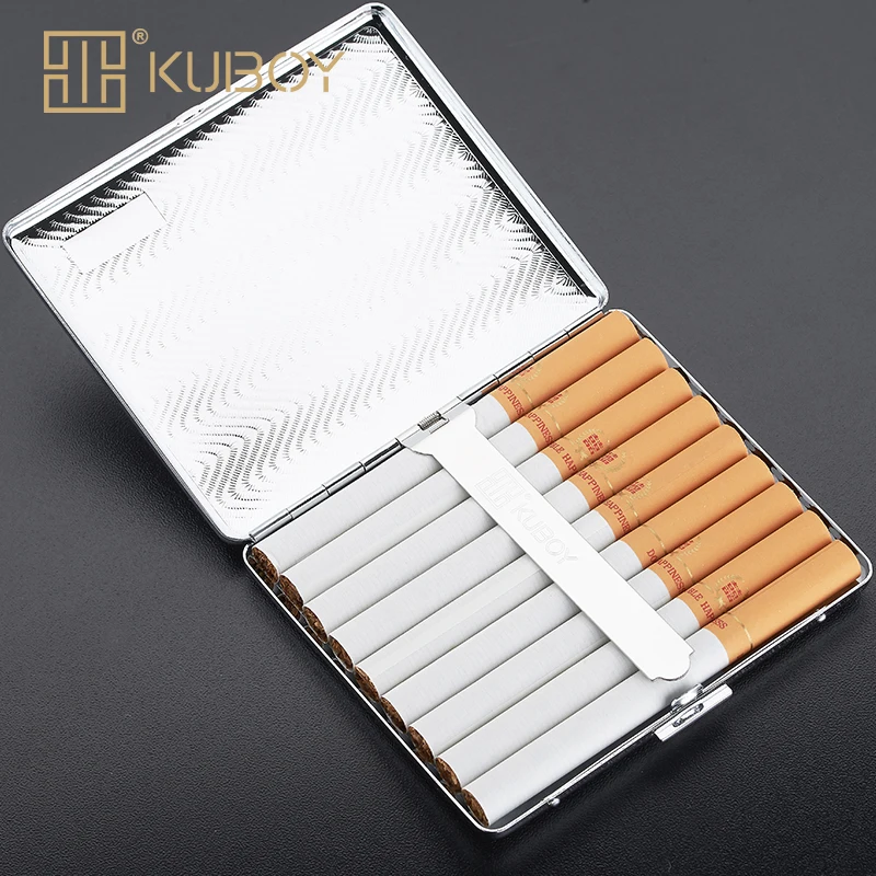 Роскошный подарок для мужчины классический медный рифленый чехол сигарет чистая