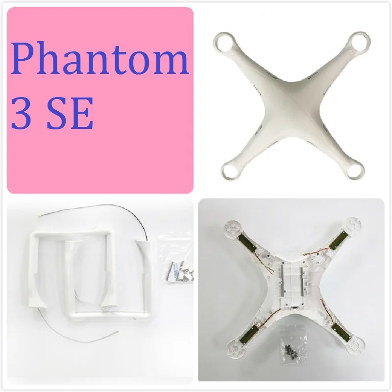 100% оригинал DJI Phantom 3 SE корпус Верхняя Нижняя часть шасси для Phontom специальное