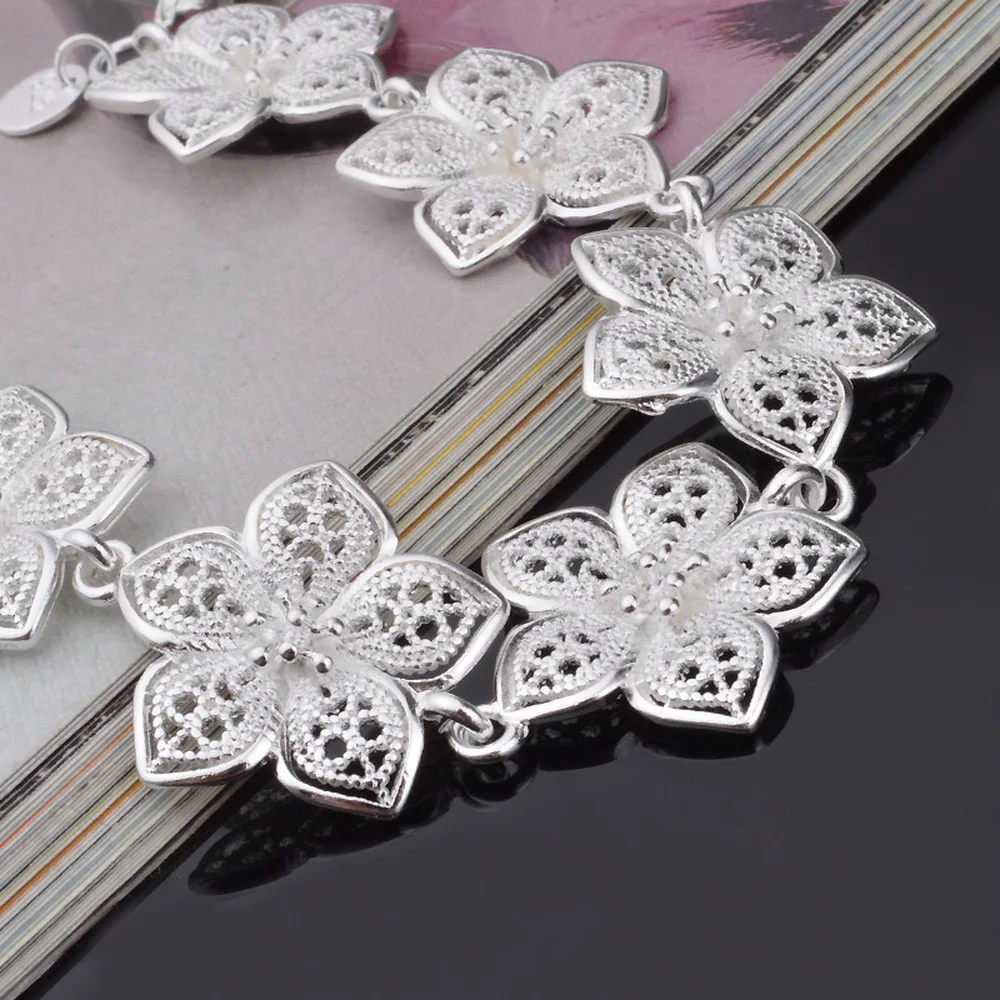 Bangle Bracelet Rose Flower Sexy Jewelry Charm For Women Cuff Collection Trendy | Украшения и аксессуары