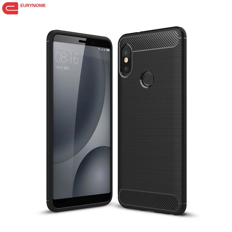 Чехол для Xiaomi Redmi Note 5 Pro Global силиконовый защитный бампер ударопрочный задний