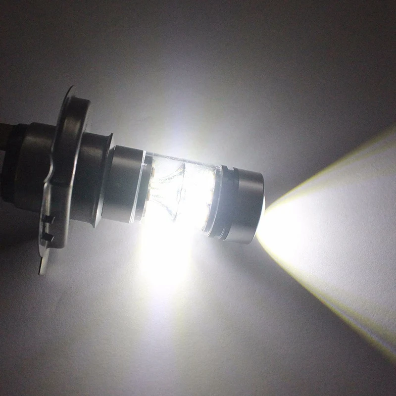 2 шт. высокомощный Led H4 Hb2 9003 лампа 100 Вт 20Led автомобильный противотуманный