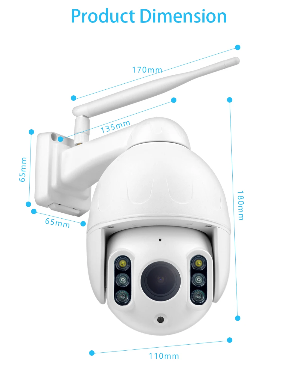 16X зум уход за кожей лица автоматическое слежение за Wi-Fi 1080P PoE IP PTZ IP Камера P2P 2-полосная аудио CCTV уличная Обнаружение движения Ночное видение ИК 50 м