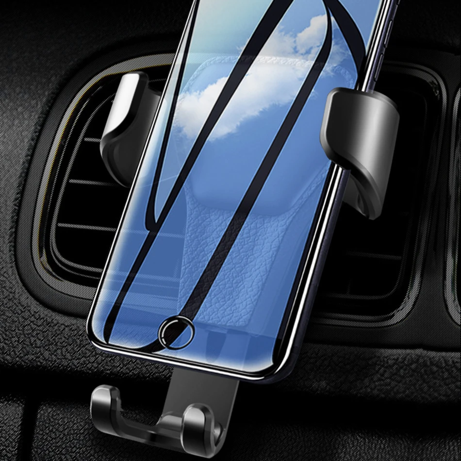 car phone hold for iphone xs xr x 8 7 iphone 678 plus car holder air outlet car phone holder support telephone voiture support free global shipping