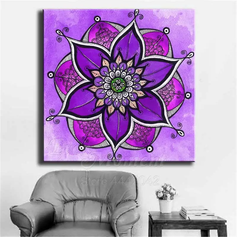 Когда-либо в настоящий момент фиолетовый алмазов картина ручной работы камни