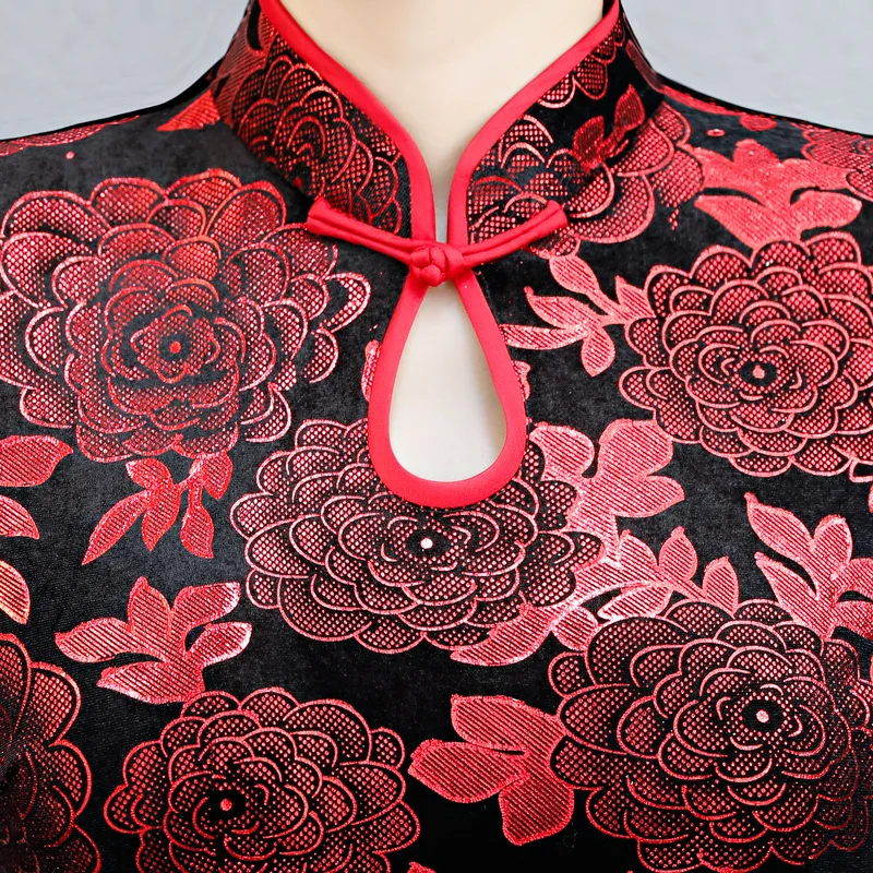 Высококачественное китайское традиционное женское платье Ципао Cheongsam