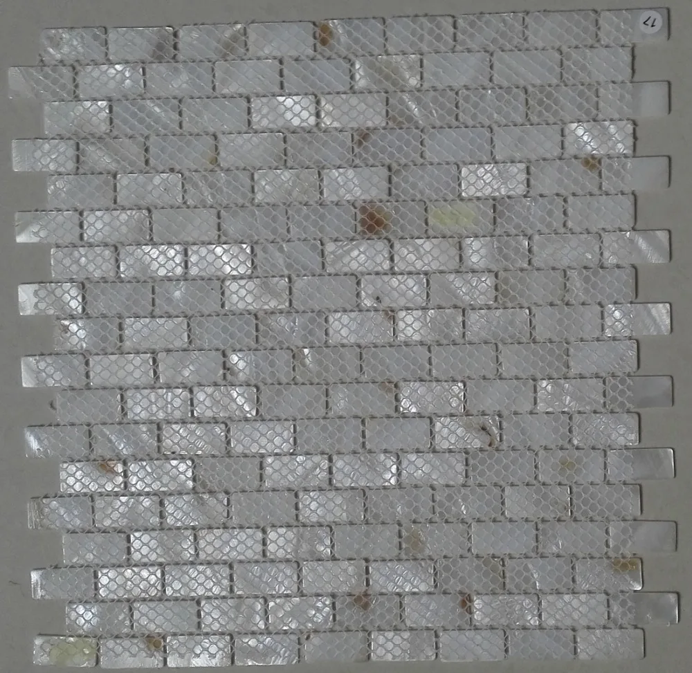 Белый кирпич раковина мозаика плитка перламутровая кухня backsplash обои для душа