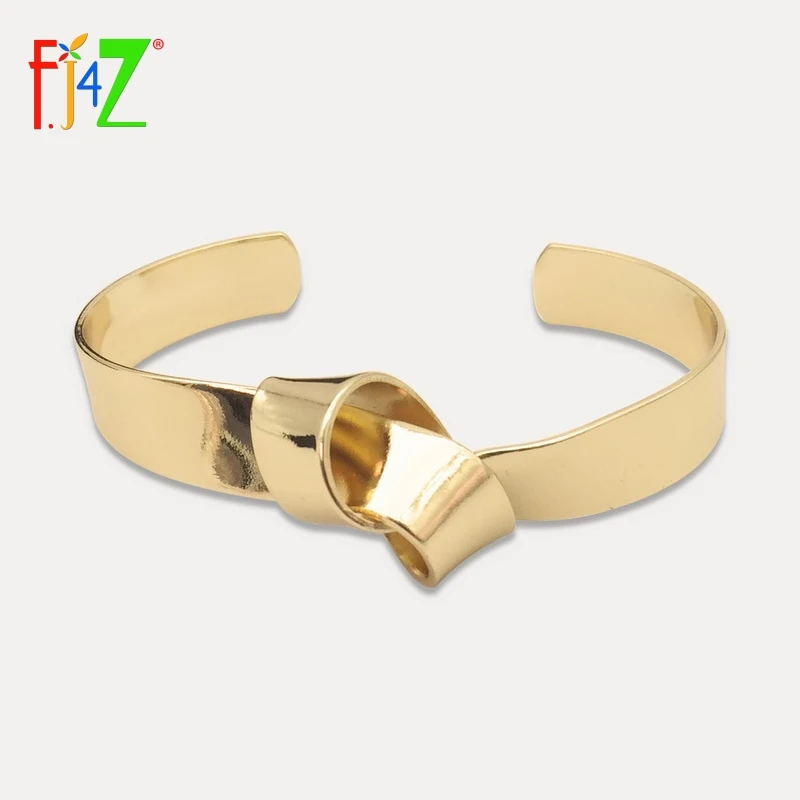 F.J4Z новый дизайн самый модный золотистый/серебристый стильный браслет с узлом