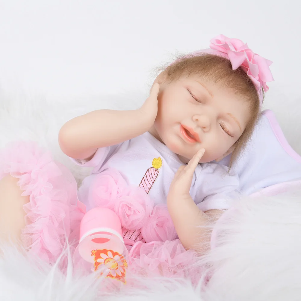 Новый дизайн живой младенец reborn с тканевым телом 55 см Кукла Reborn Baby имитация кукла