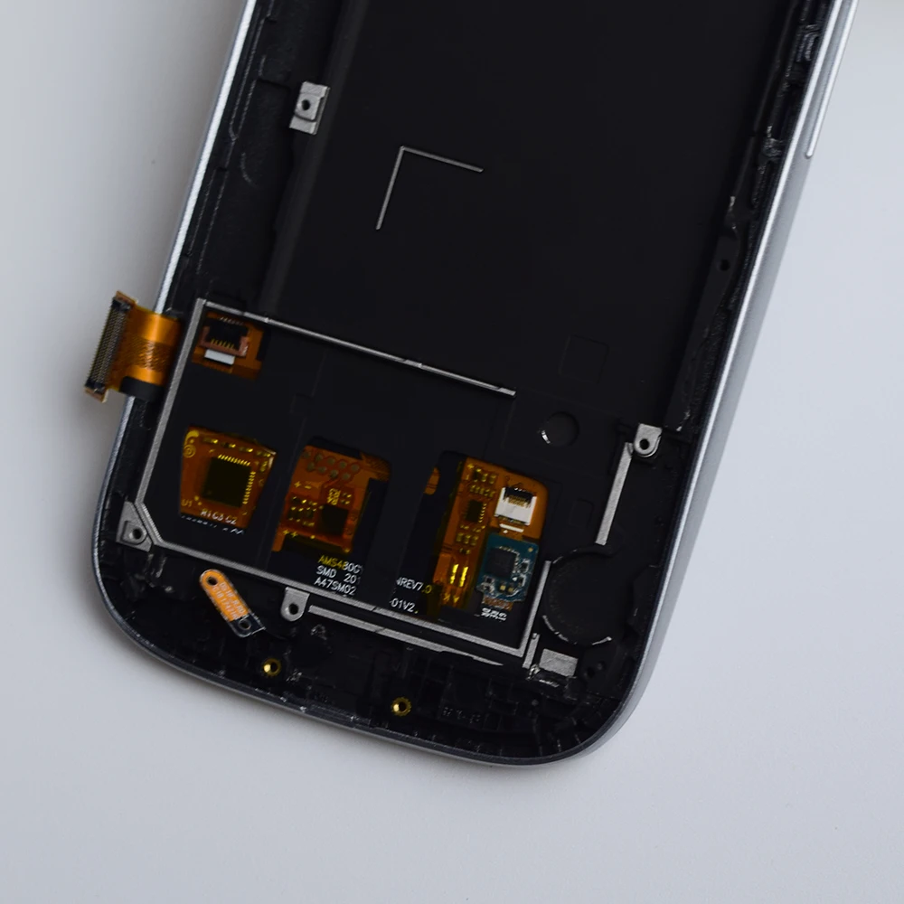 I9300 i9301 i9305 i535 i747 9300I ЖК-дисплей панель+ сенсорный экран дигитайзер Датчик в сборе рамка