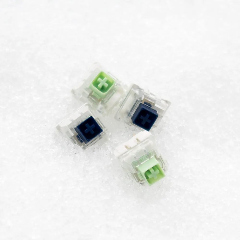 В наличии Новые NOVELKEYS X KAILH BOX толстые щелчки темно синий нефрит rgb smd swithes|swith|kailh |
