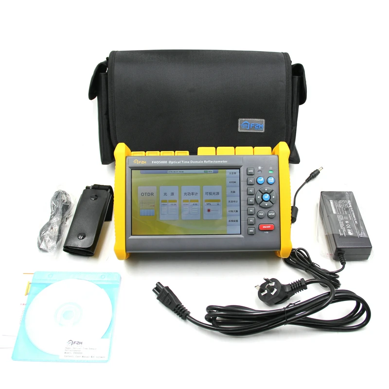 OTDR FHO5000 D26 SM 1310/1550nm 26/24 дБ Визуальный дефектоскоп и измеритель мощности оптический