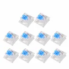 10 шт.компл., 3-контактные синие механические переключатели клавиатуры для вишневой детской клавиатуры, набор аксессуаров для клавиатуры C26