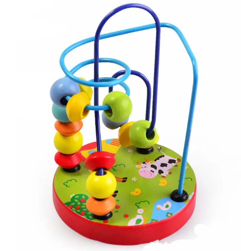 Обучающая игрушка для детей раннего возраста разноцветные деревянные игрушки