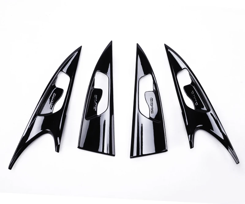 Интерьер автомобиля ABS литье покрытие пианино черный Decroation крышка планки для Honda