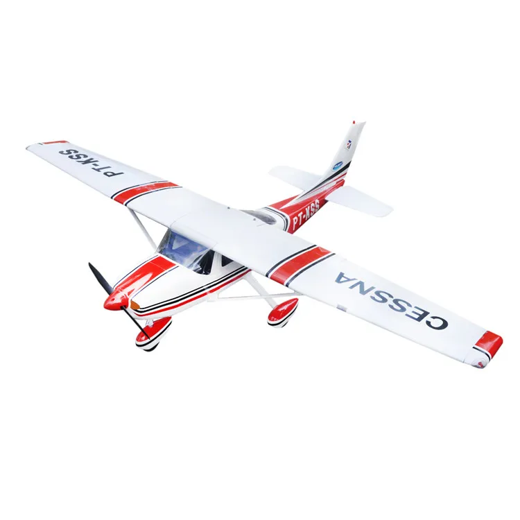 Самолет с дистанционным управлением tessna 182 Red Balsa деревянный самолет