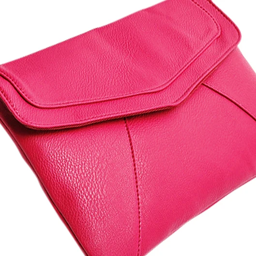 Новая модная женская сумка конверт кожаные сумки мессенджеры на плечо через