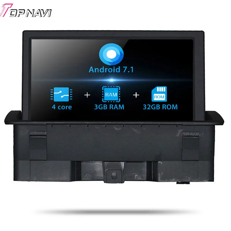 Topnavi Android 7,1 автомобильный Радио плеер для Audi A1 2010-Стерео gps навигация Радио 2 Din подходит для оригинала с AUX с экраном