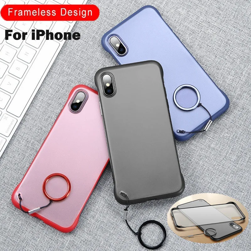 Чехол Capinha для Apple iPhone xs max 6 7 8 6s plus xr x чехол i Phone Estojo Hoesjes безрамочный Матовый
