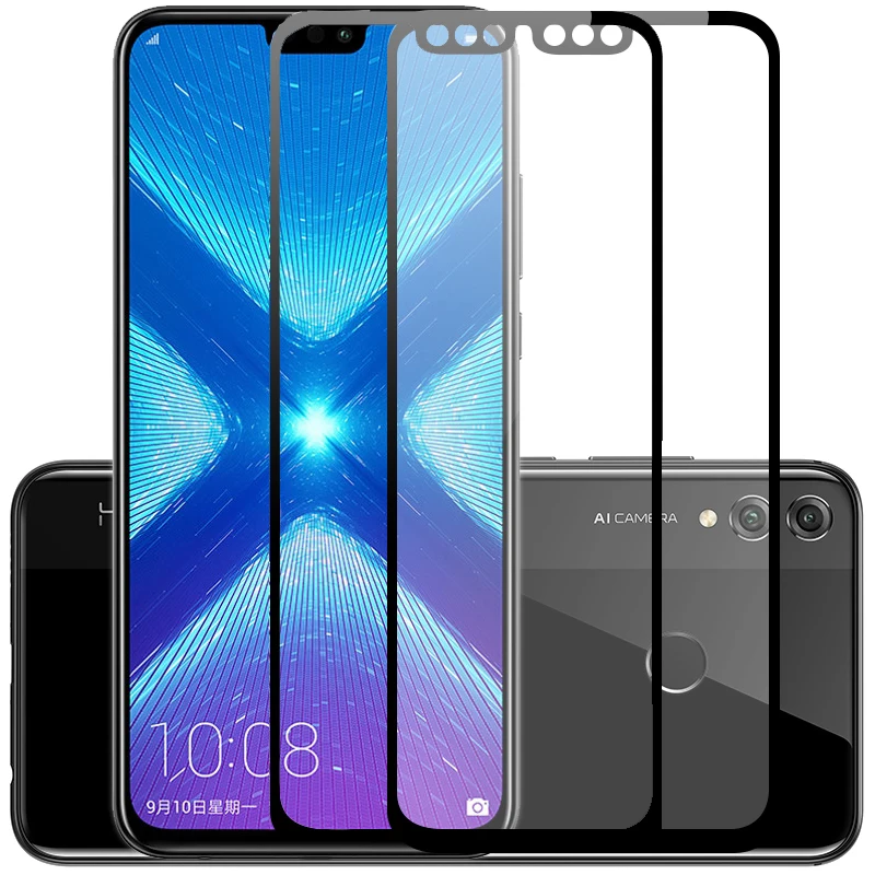 2 шт. стекло для Huawei Honor 8 X 8X 10i Закаленное Защитная пленка экрана на huway защитная |