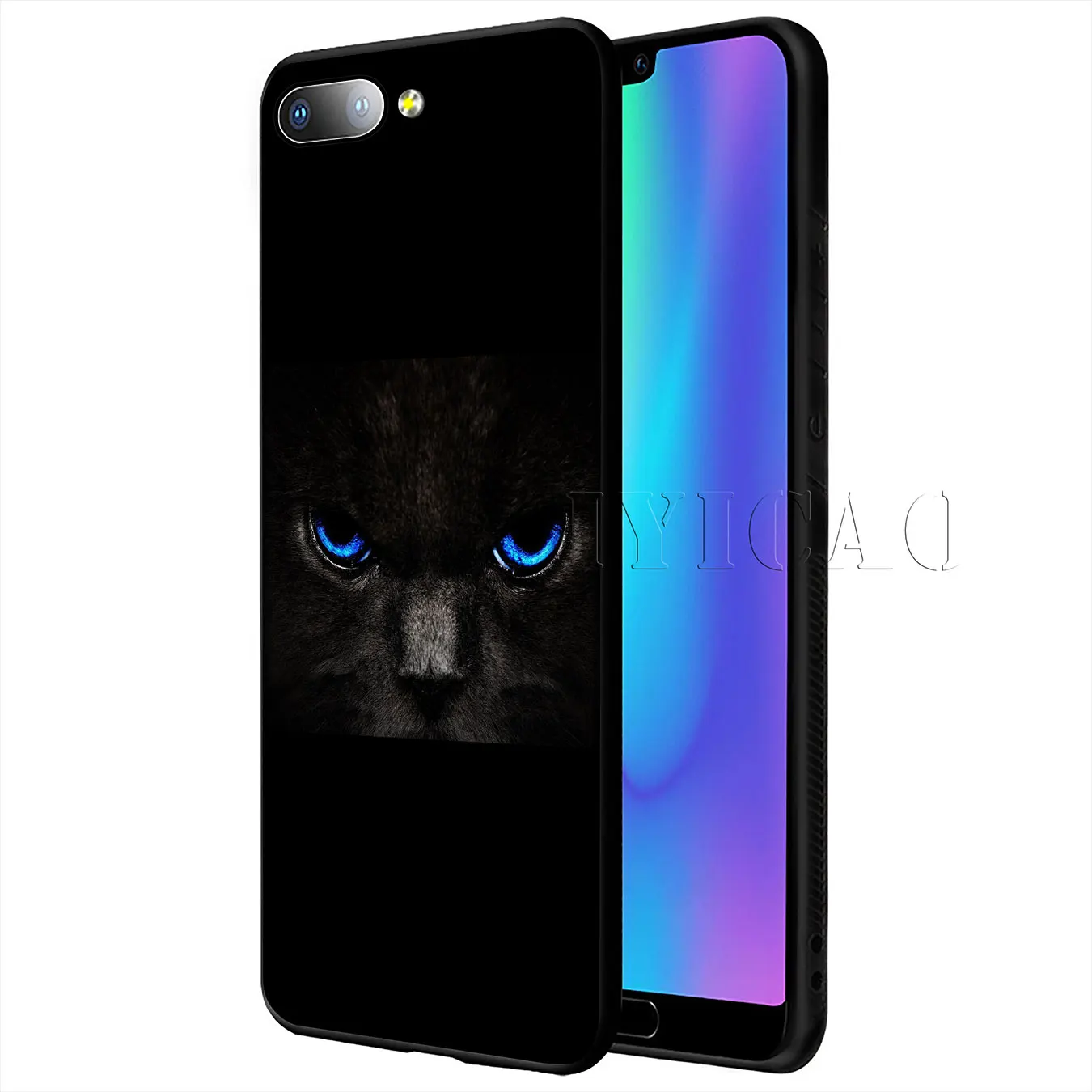 IYICAO British Shorthair cat Top Design Soft Case for Huawei Y9 Y7 Y6 Prime 2019 Honor 20 8C 8X 8 9 9X 10 Lite 7C 7X 7A Pro |