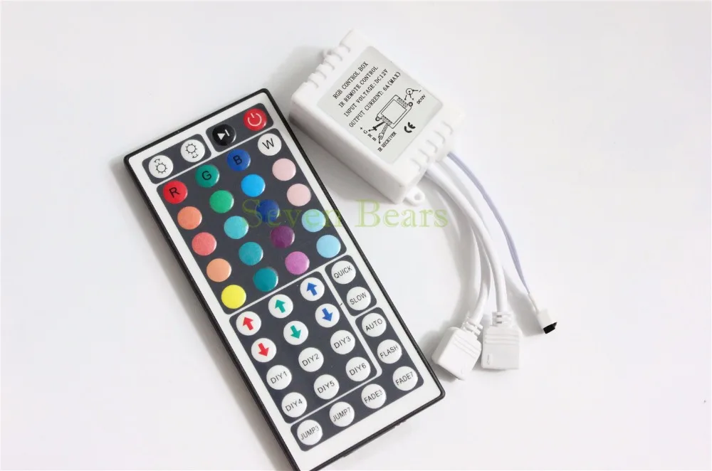 Новый 44 Ключ 2Ax3 двойной выход ИК пульт дистанционного управления RGB 5050