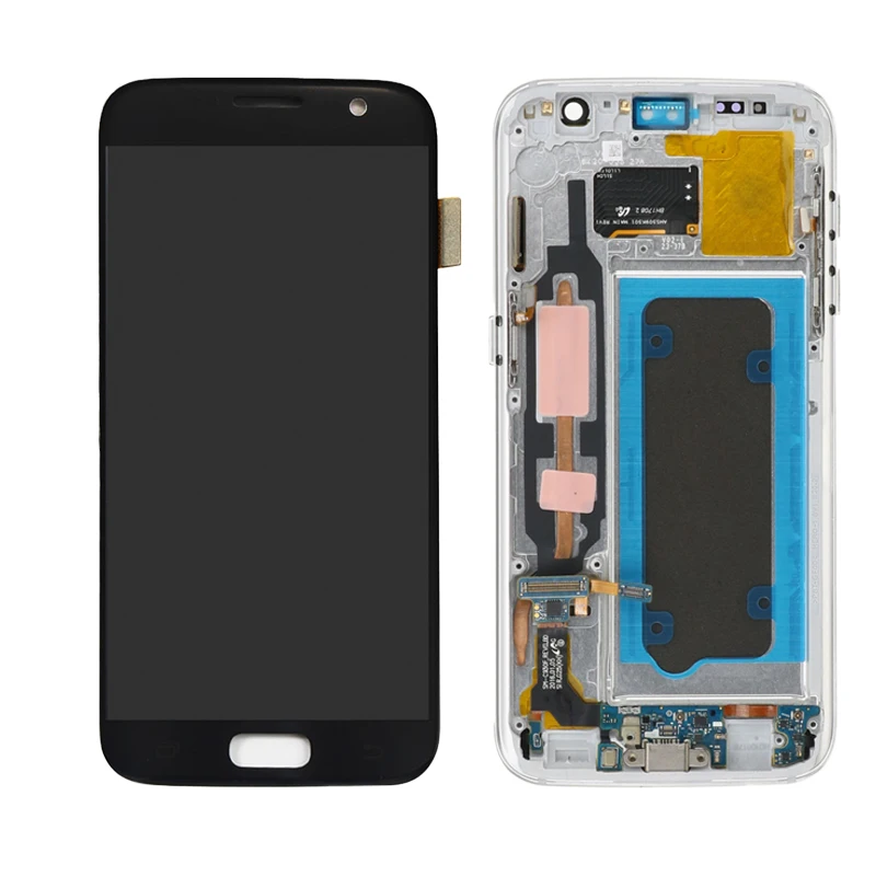 AMOLED для samsung Galaxy S7 ЖК-дисплей в сборе с сенсорным экраном дигитайзер SM-G930 G930F G930FD G930S G930L