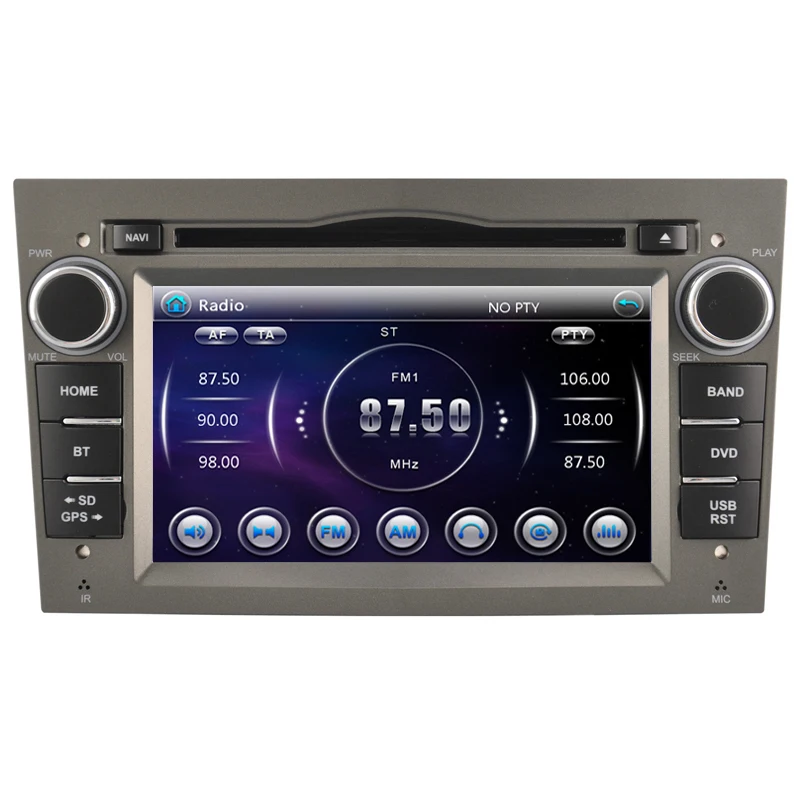 Черный Автомобильный DVD Плеер головное устройство navi autoradio для Vauxhall Opel Astra H G J Vectra