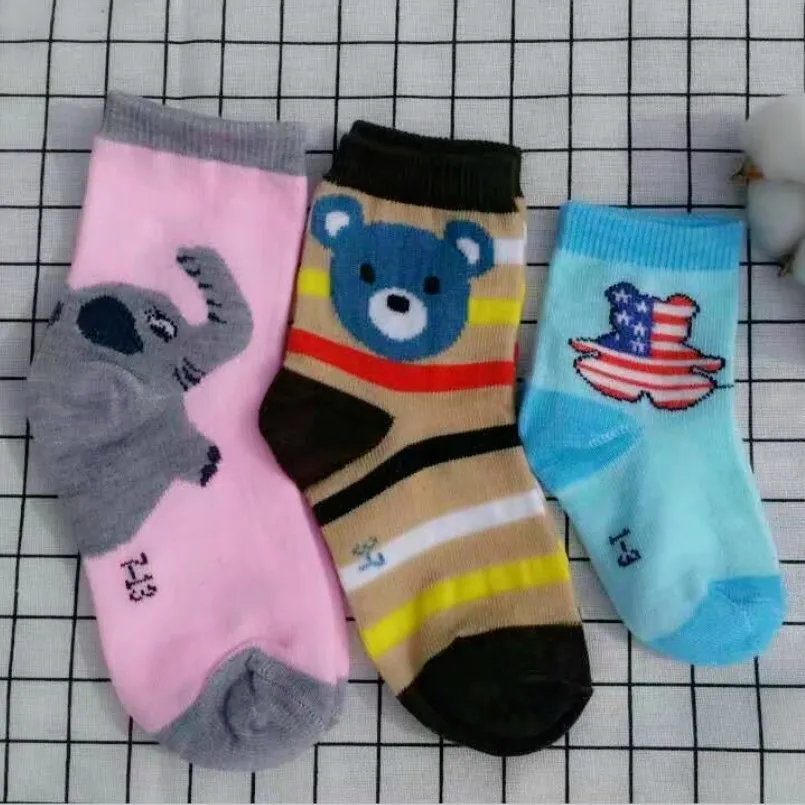 6545LZB Lovely and sweet terylene children socks wholesale cartoon qiu dong street source manufacturer |