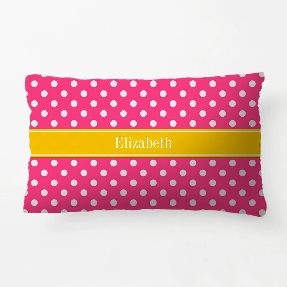 Кораллово-красный белый в горошек известь зеленая название монограмма